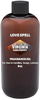 Love Spell Type Fragrance Oil (Our Version of The Brand Name) (16 oz Bottle) for Candle Making, Soap Making, Tart Making, Room Sprays, Lotions, Car Fresheners, Slime, Bath Bombs, Warmers……