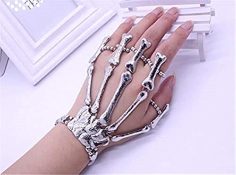 Disfraz De Esqueleto PSFDEWT Pulsera De Mano De Esqueleto Con