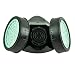 Leeko Anti-Dust Spray Chemical Gas Dual Cartridge Respirator Paint Filter Mask,Black