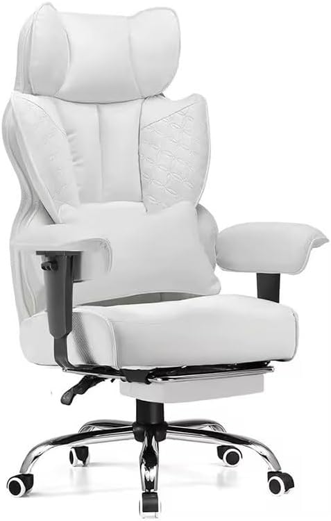 Leather Office Chairs Ergonomic Gaming Chairs Leather High Back Chair(OneColor)