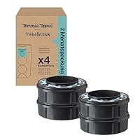 Tommee Tippee Twist & Click Advanced Windeleimer Original-Nachfüllkassetten, Exklusivpackung mit 4, je 10,5 Meter, einfaches, preiswertes Nachfüllen, 4 X 10,5 m
