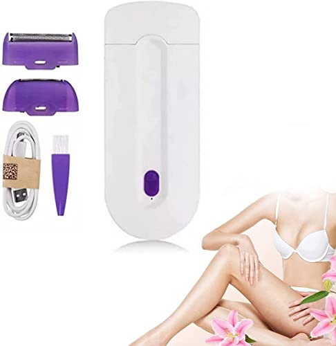 MRSHANG Silky Smooth Hair Eraser Painless Hair Removal Tool Sunday Skin Hair Eraser Women Laser Rechargeable Epilator Remover Smooth Touch Hair Removal Apply to Any Part of The Body, 1.0 Count