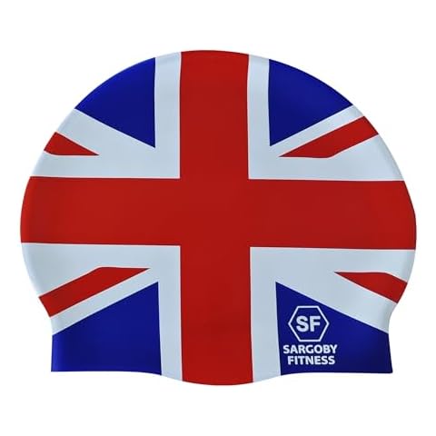 Sargoby Fitness Standard Swim Cap Standard Size Designed for Competitive Swimmer or Recreational Swimmer Looking for More Speed (UK) Cover