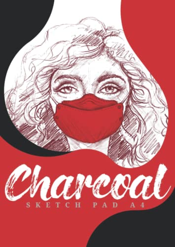 Charcoal Sketch Pad A4: 100 Pages, 90gsm, WHITE and GRAY papers, Affordable and Functional!