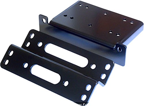 Mad Dog 4500lb Winch Mount Combo con cuerda sintética miniatura 5