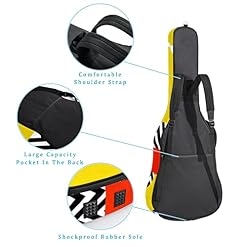 Housse de transport étanche pour guitare avec bandoulière réglable Motif abstrait coloré, Multicolore 01., 42.9×16.9×4.7… - Les Beatles, Paul McCartney, John Lennon, RIngo Starr, George Harrison Housse de transport étanche pour guitare avec bandoulière réglable Motif abstrait coloré, Multicolore 01., 42.9x16.9x4.7… – Image 3