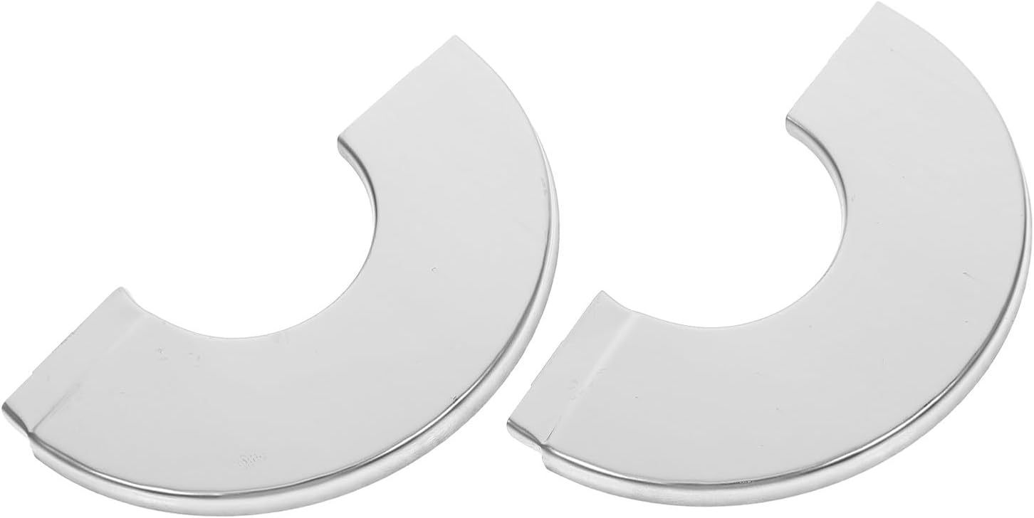Stainless Steel Shower Flange Escutcheon Plate 25mm Wall Split Pipe Cover Valve Cover for Bathroom Plumbing Decoration