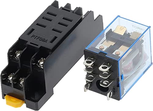 Relais LY2NJ 220V avec base pour remplacer un relais brûlé et sécuriser un circuit 10A
