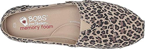 Skechers Bobs Women's Plush-Hot Spotted Leopard Slip-On 9 W Us #TOP3