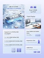 MINIS FORUM Mini PC Barebone MS-01 mit Intel Core i9-13900HK – Ansicht 2