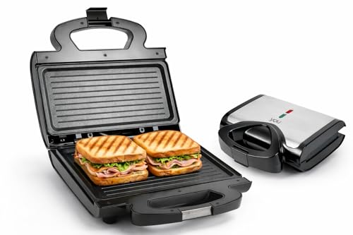 Catálogo para Comprar On-line Parrilla Sandwichera Top 10. 45 Sandwichera Grill Eléctrica Antiadherente Compacta para Paninis, Carnes y Vegetales 750w You