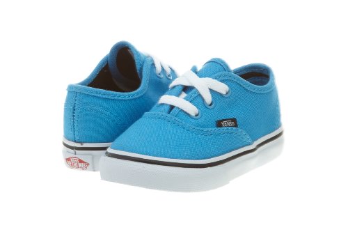 Image of Vans Girl's Fashion Sports Canvas Trainer, Malibu Blue Black, 7.5 us