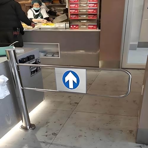 Swing Door Cafe Entrance - Single Saloon Door for Restaurants & Stores, 90x100cm Right-Swinging Door, Durable & Stylish Entryway Solution