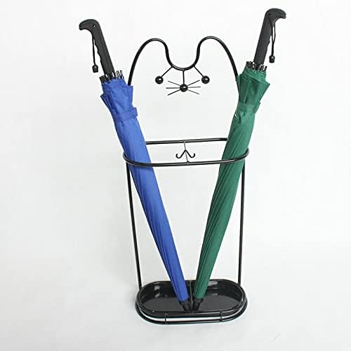 Creative Umbrella Stand Home Wrought Iron Umbrella Umbrella Barrel Retro Home Storage Products(Gray)