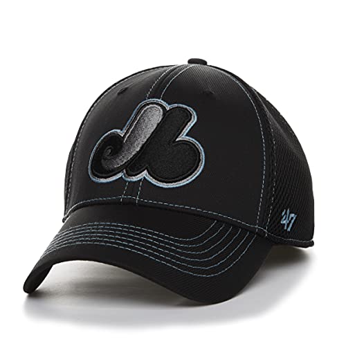  47 Men s Montreal Expos Cooperstown Stronaut Contender Stretch Fit Hat - Size Large X-Large