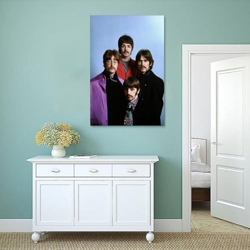 LUISAS Poster classique des Beatles sur toile – Impression d’art moderne pour chambre à coucher – 30 x 45 cm - Les Beatles, Paul McCartney, John Lennon, RIngo Starr, George Harrison LUISAS Poster classique des Beatles sur toile - Impression d'art moderne pour chambre à coucher - 30 x 45 cm – Image 5