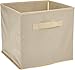 Closet Organizer - Fabric Storage Basket Cubes Bins - 8 Beige Cubeicals Containers Drawers