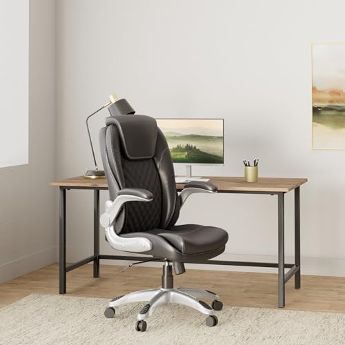 image for STAPLES Sorina Bonded Leather Chair - Adjustable Office Chair with Plu