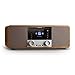 Produktbild AUNA IR-190 - Digitalradio, Internetradio, UKW Radio, 2 x 8 W RMS, Wecker, Netzwerkplayer, Bluetooth, USB-Port, AUX-Eingang, WLAN-Radio, 2, 8-Zoll TFT-Farbdisplay, braun