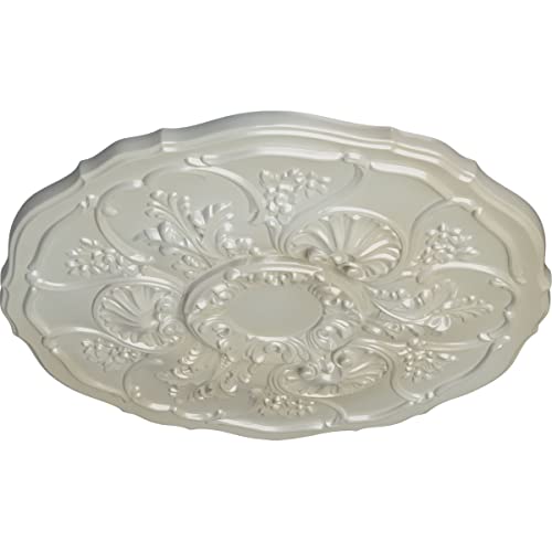 Image of Ekena Millwork CM22CNFBS Cornelia Ceiling Medallion, 22-1 /2 x 1-1 /2, Flash Blue