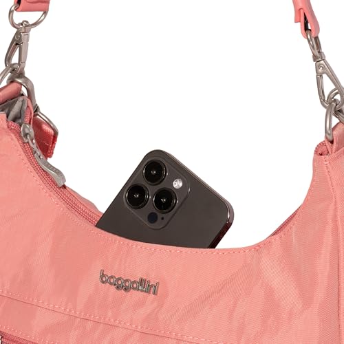 Image of Baggallini Modern Pocket Half Moon 11 inchx10.5 inch Shoulder Women W /Replaceable Straps Converts to Crossbody Bag