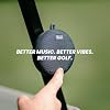 Pinned 2.0 Dart Speaker - USB-C Rechargeable, 10+ Hour Battery, IPX7 Waterproof, Bag Clip Carabiner - Bluetooth Speakers - Golf Gifts for Men - Magnetic Golf Cart Speakers Bluetooth, American Flag