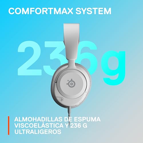 Image of SteelSeries Arctis Nova 1P Multi-System Gaming Headset - Hi-Fi Drivers - 360 Spatial Audio - Comfort Design - Durable - Lightweight - Noise-Cancelling Mic - PS5 /PS4, PC, Xbox, Switch - White