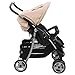 UnfadeMemory Silla Gemelar para Bebés,Carrito Gemelar,Cochecito Gemelos Doble,Respaldo Ajustable en 3 Posiciones,con...