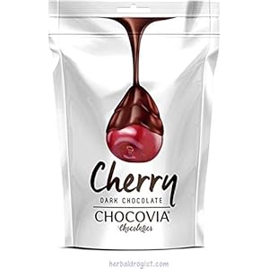 Chocovia kersen bedekt met pure chocolade – 3 x 120 gram