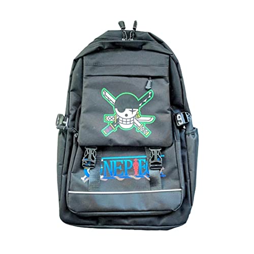 Generic Mmooo ONE PIECE Zoro School Bag Laptop Bag Backpack (zoro), 12.2x5.1x16.9