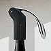 Rabbit Vertical Lever Corkscrew with Foil Cutter, 5 1/2w x 2 1/2d x 6h (in), Black