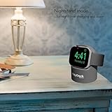 TidyDock Watch (grey) - Silicone body Dock for all Apple Watch models - Supports Nightstand Mode - Cable not included - Image 6