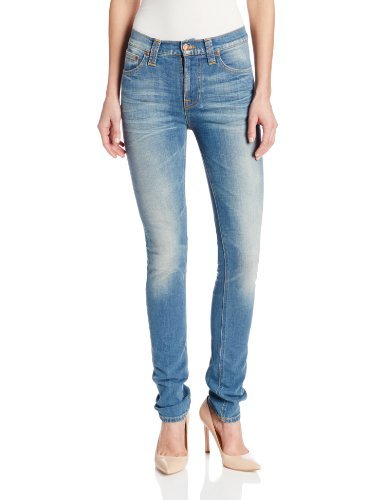 Nudie Jeans Women's High Kai Jean in Green Tea Cast