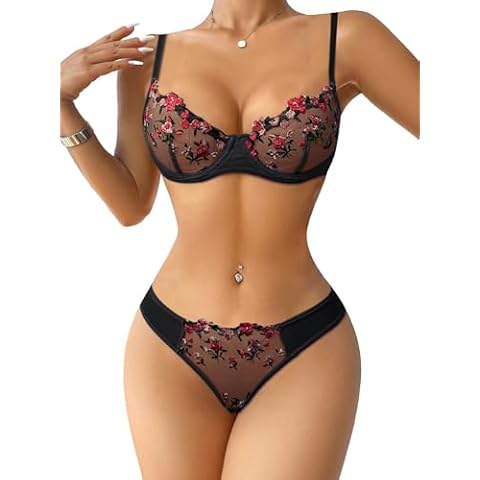 Ensemble de Lingerie Sexy ROSVAJFY Cover
