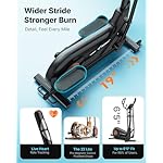 Merach Elliptical Machine, Elliptical Exercise Machine for Home with Hyper-Quiet Magnetic Drive System, Elliptical Training Machines with16.5-19IN Stride, Automatic Resistance, 400lbs Capacity - Image 2