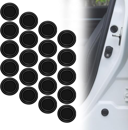 DAMALILI 30 Piezas Amortiguador Puerta Coche para Hyundai N Line Creta Azera i10 i20 i30 i40 ix35, Juntas de Amortiguadores para Puerta de Coche Protector A Prueba de Golpes