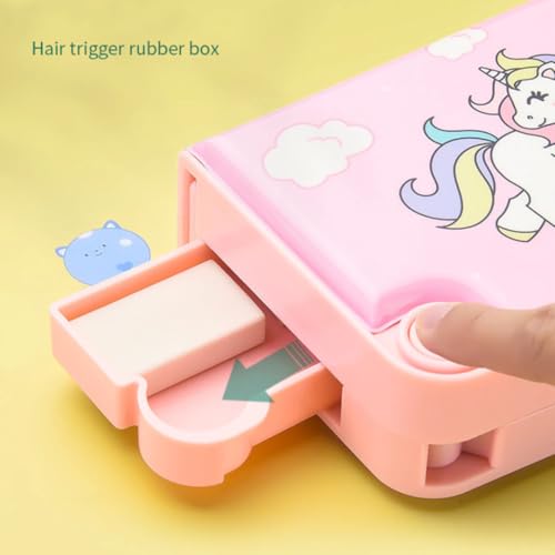 Image of Storio Unicorn Theme Pencil Box for Kids, Unicorn Pencil Box for Boys, Kids Pencil Box for Boys & Girls, Pencil Box for Boys, UnicornTheme Return Gifts for Kids