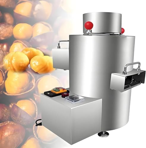 Upgrade Efficient Chestnut Peeling Machine, 220V/12V Commercial Chestnut Sheller, Quick & Damage-Free Chestnut Peeler for Restaurants & Home Use