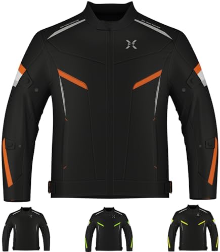 FTX Motorcycle Jacket For Men, Motorcycle Full Body Protective Gear Armor, Mesh Motorcycle jacket for men
