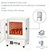 ToayNia Laboratory Muffle Furnace, 2000W Enclosed Metal Melting Furnace, Industrial Electric Burnout Oven Kiln,1150℃ High-Temperature Lab Furnace, for Jewelry & Metalwork