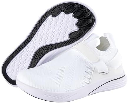 Men's Barefoot Walking Shoes, Wide Toe Box Zero-Drop Sneakers, Lightweight Minimalist Slip-On Trainers for Indoor & Outdoor Wear