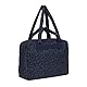 LÄSSIG Baby Wickeltasche mit Tragegriff und Wickelunterlage, Kinderwagenbefestigung, wasserabweisend/GRE Everyday Bag Leo dark blue