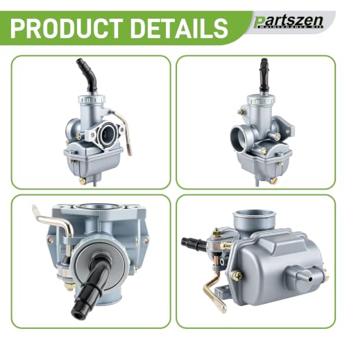 Image of CRF80F XR80R Carburetor Fit for Honda CRF80F XR80R XR80 XL80S XR75 XR75R XL75 Carburetor with Air Filter Fuel Petcock Replace 16100-176-671 16100-GN1-681