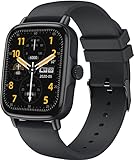 Smartwatch mit Anruffunktion, IP68 wasserdichte Fitnessuhr mit Telefonfunktion, 1.69 Zoll Voller Screen Herren Damen mit Pulsuhr Schlafmonitor Sportuhr Schrittzähler für Android iOS Fitness Tracker