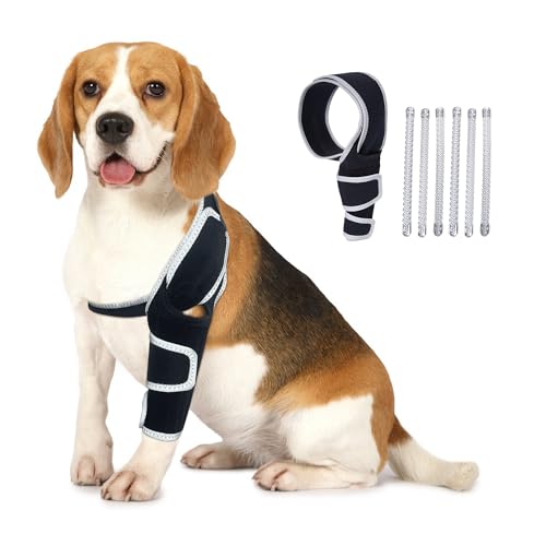 Image of Dog Brace for ACL Tear Back Leg, Adjustable Dog Leg Brace for Front or Hind Leg, Dog Shoulder Brace, ACL Brace for Dogs Rear Leg to Provide Support, Promotes Recovery and Improve Joint Problems S