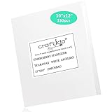 Craftido 12"x10" 150 Sheets Tear Away Embroidery Stabilizer Backing for 5x7 Hoops 1.8oz Medium Weigh
