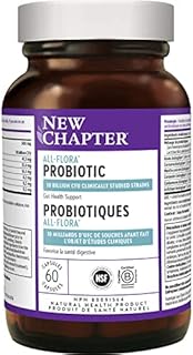 New Chapter Probiotic All-Flora, 60ct (2 Month Supply)The Most Advanced Probiotic Formula