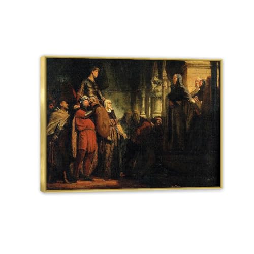 Affiche peinture célèbre Willem van Saeftinghe Lawrence Alma-Tadema toile