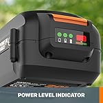 WORX WA3578 - PowerShare 20V 4.0Ah, Lithium Ion High Capacity Battery, Orange and Black