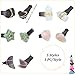 OLYCRAFT 5Pcs Star Heart Gemstone Car Vent Clips Natural Stone Car Air Vent Clip Quartz Crystals Cars Vents Clips Moon Stones Car-Accessories with Copper Wire for Cars Air Vents Accessory - 5 Style